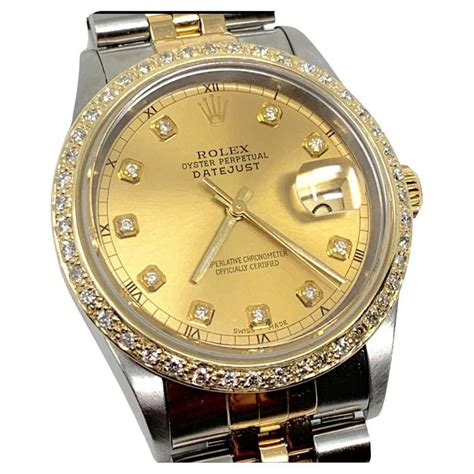 rolex datejust 26 mm oro giallo uomo|datejust diamante.